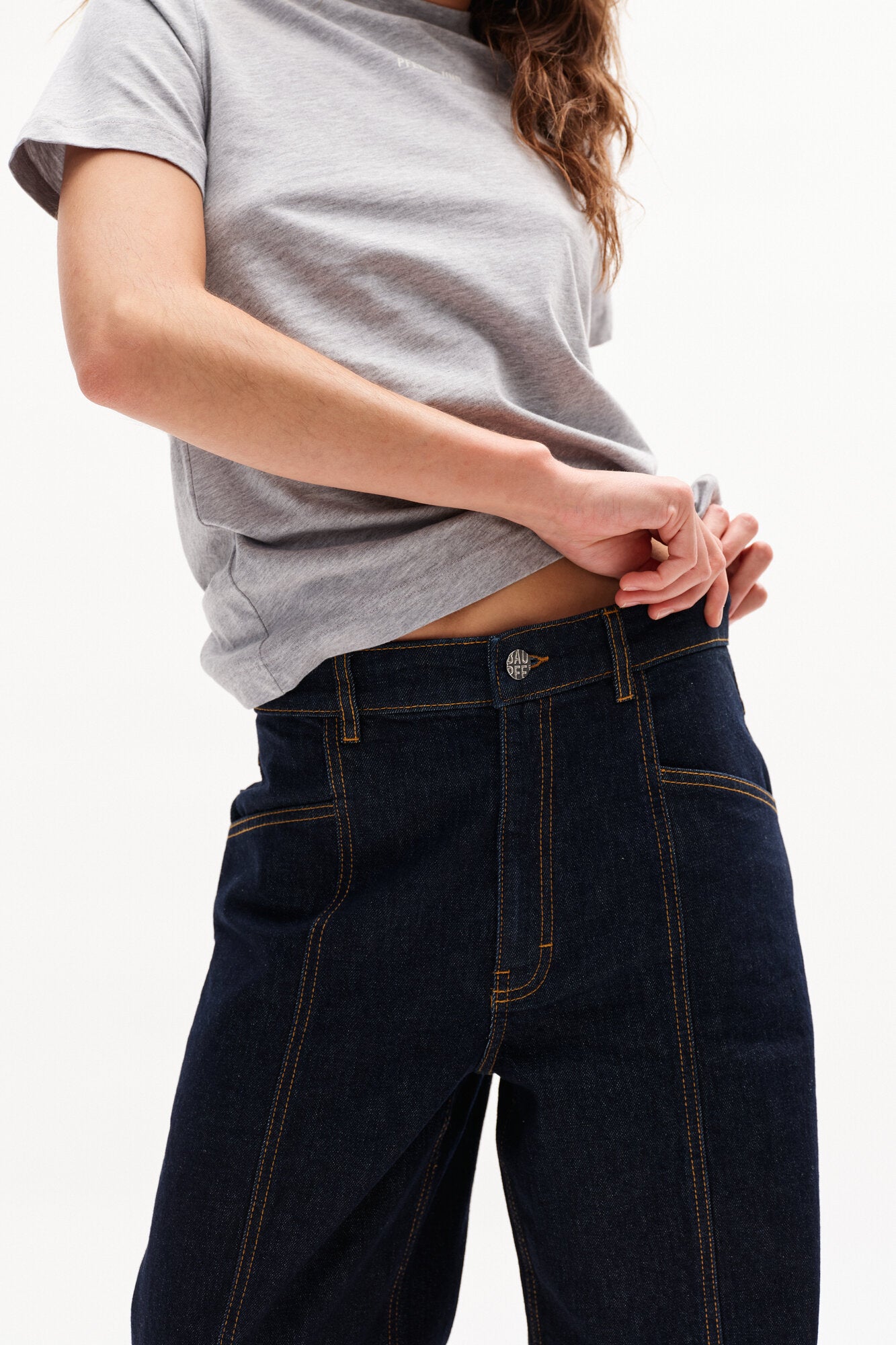 NO 02 jeans - Dark Blue Rinse